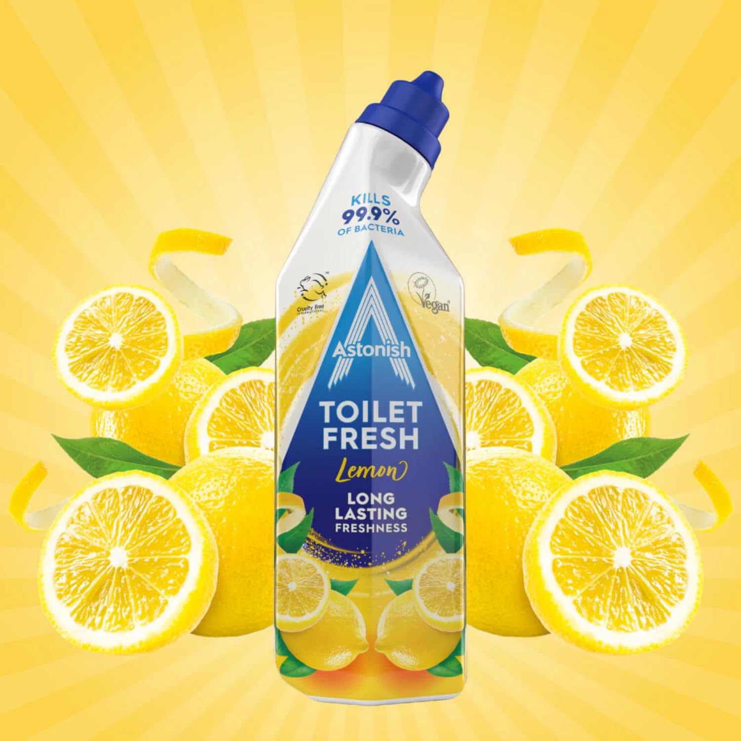 Astonish Toilet Fresh Gel, Kills 99.9% of Bacteria, Limescale